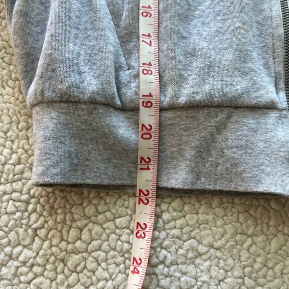 Zella Velour Light Gray Track Jacket Small - Picture 10 of 12